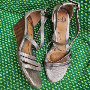 Sofft Wedge Strappy Sandals